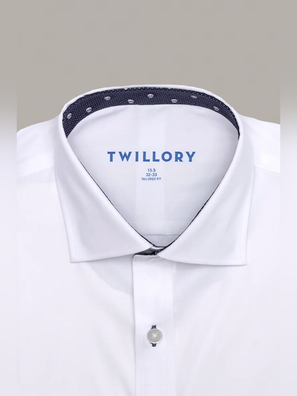 Twillory Skull Contrast Trim White Dress Shirt (Med, Trim, 15.5 34/35, see pics) - Picture 2 of 12